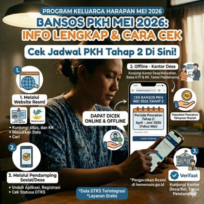 Cara Cek Bansos PKH Mei 2026 Secara Online dan Offline dengan Mudah