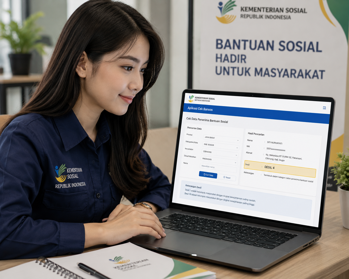 Cara Cek Desil Bansos 2026 Secara Online Hanya Dengan NIK KTP
