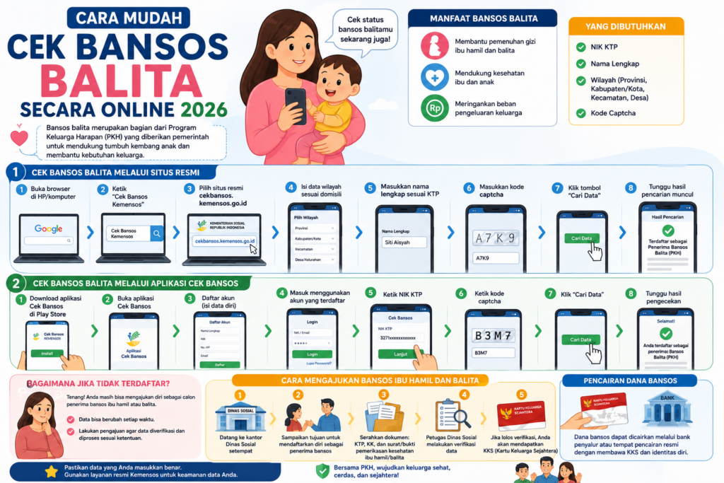 Cara Mudah Cek Bansos Balita Secara Online 2026