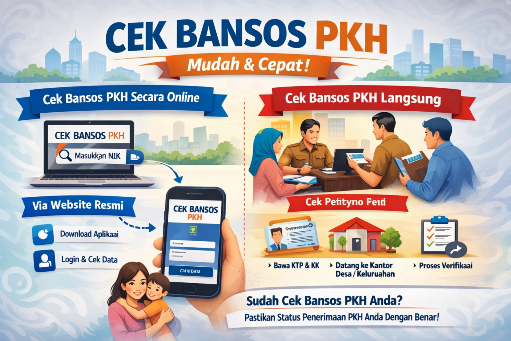 Cara Cek Bansos PKH dengan Mudah dan Cepat