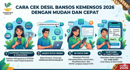 Cara Cek Desil Bansos Kemensos dengan Mudah dan Cepat 2026