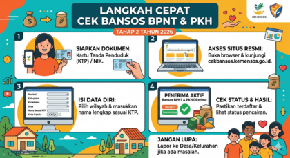 Langkah Cepat Cek Bansos BPNT dan PKH Tahap 2 Tahun 2026