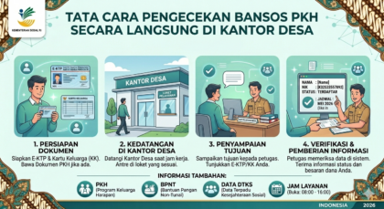 Tata Cara Pengecekan Bansos PKH Secara Langsung di Kantor Desa