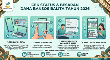 Cek Status dan Besaran Dana Bansos Balita Tahun 2026