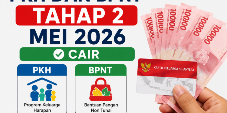 PKH dan BPNT Tahap 2 Mei 2026 Cair, Begini Cara Cek Status Penerima Bansos