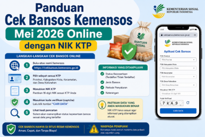 Panduan Cek Bansos Kemensos Mei 2026 Online dengan NIK KTP