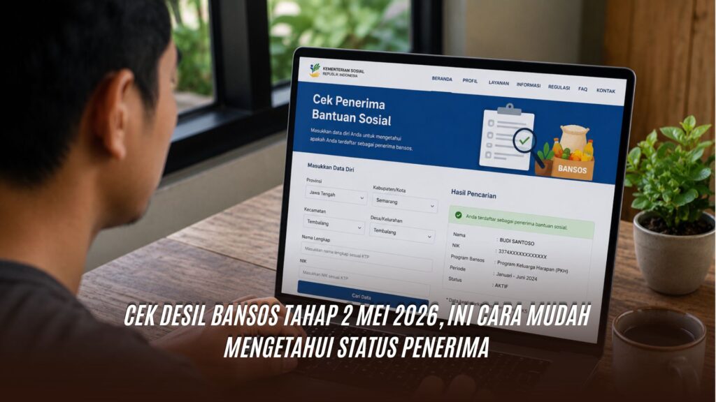 Cek Desil Bansos Tahap 2