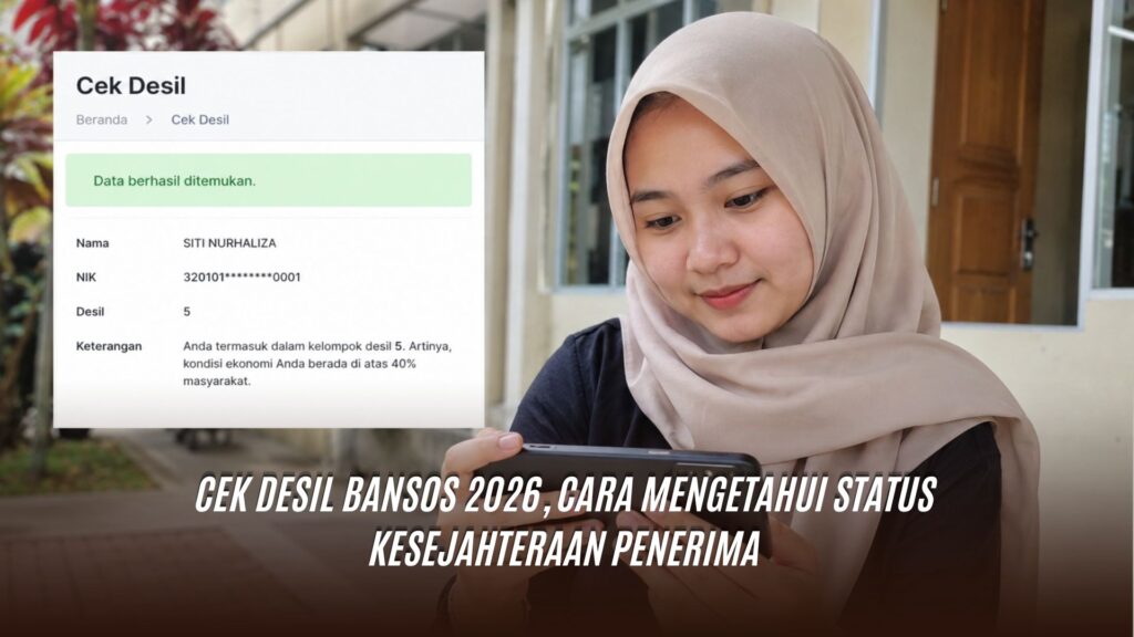 Cek Desil Bansos 2026