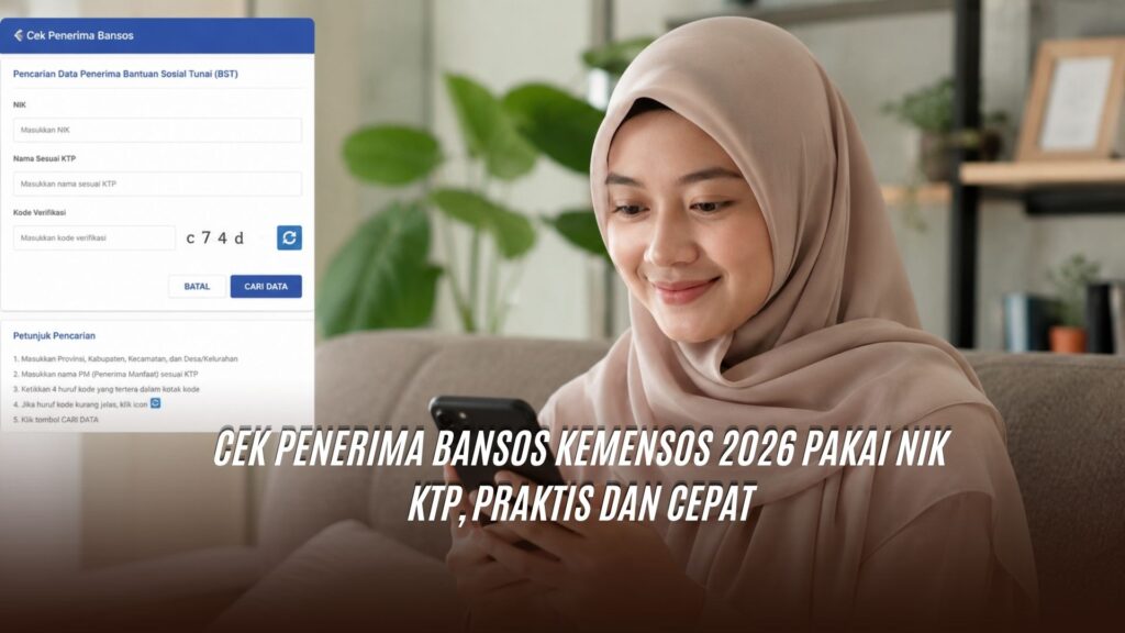 Cek Penerima Bansos