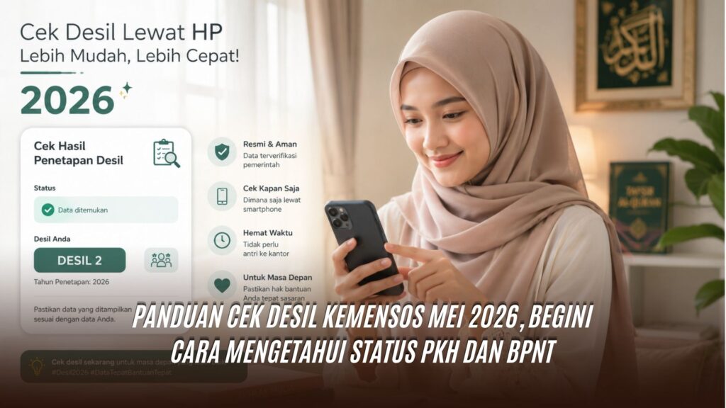 Panduan Cek Desil Kemensos
