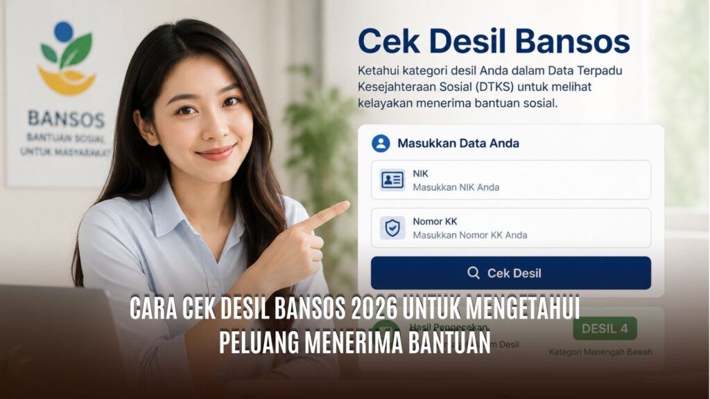 Cara Cek Desil Bansos 2026