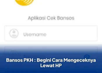 Bansos PKH : Begini Cara Mengeceknya Lewat HP