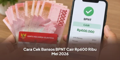 Cek Bansos BPNT : Cara Cek Bansos BPNT Cair Rp600 Ribu Mei 2026