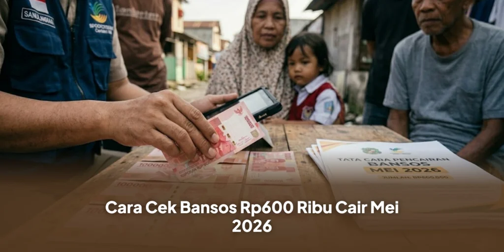 Cek Bansos Rp600 Ribu : Cara Cek Bansos Rp600 Ribu Cair Mei 2026