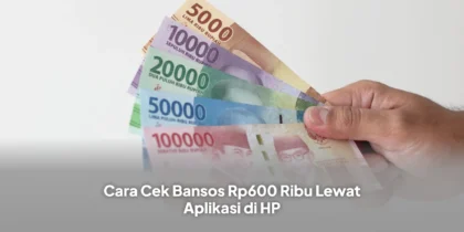 Cara Cek Bansos Rp600 Ribu Lewat Aplikasi di HP