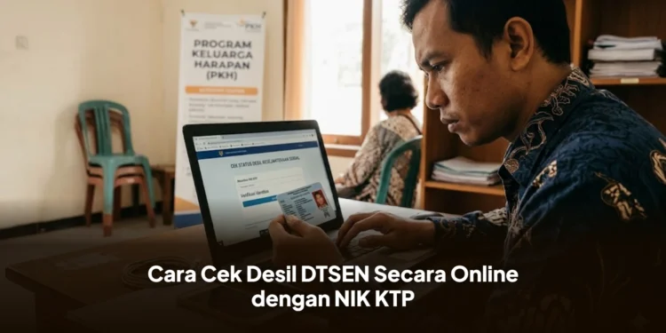 Cara Cek Desil DTSEN Secara Online dengan NIK KTP
