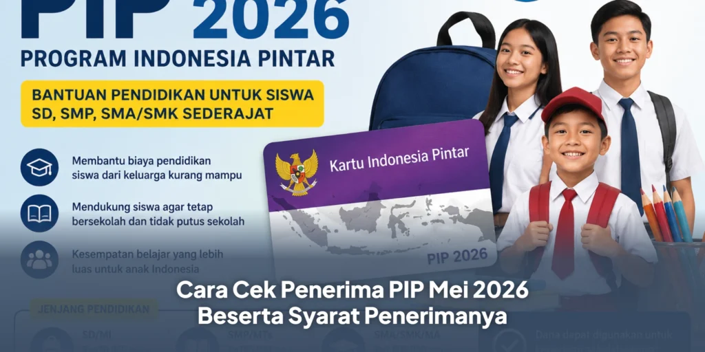 Cara Cek Penerima PIP Mei 2026 Beserta Syarat Penerimanya