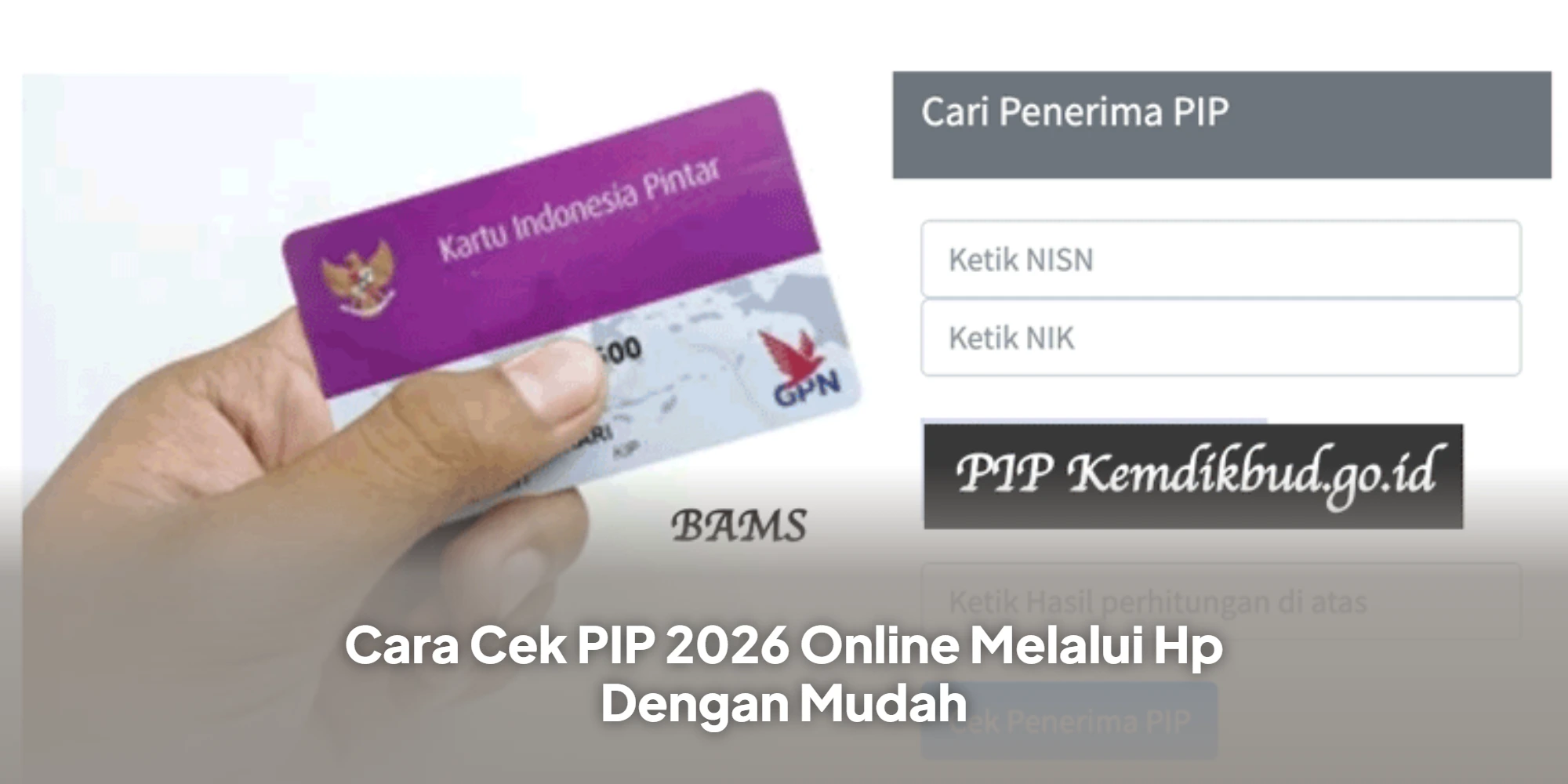 Cara Cek PIP 2026 Online Melalui Hp Dengan Mudah