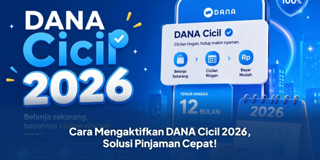 Cara Mengaktifkan DANA Cicil 2026, Solusi Pinjaman Cepat!