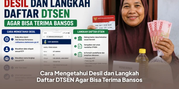 Cara Mengetahui Desil dan Langkah Daftar DTSEN Agar Bisa Terima Bansos