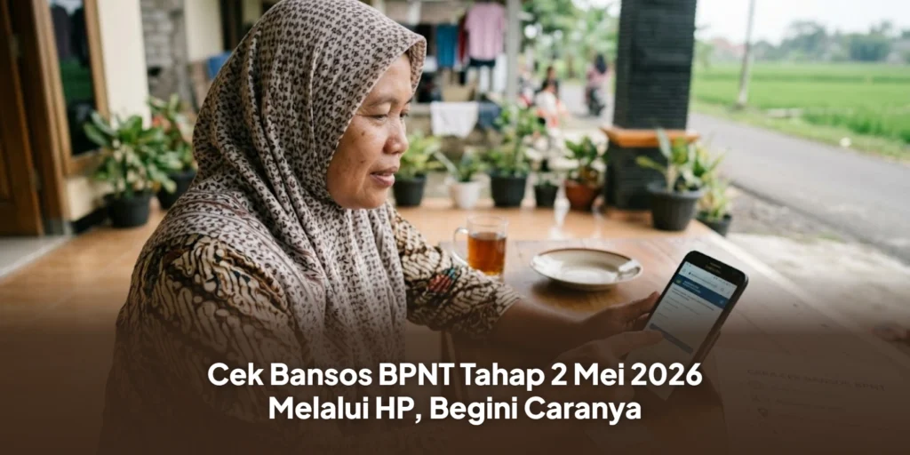 Cek Bansos BPNT Tahap 2 Mei 2026 Melalui HP, Begini Caranya