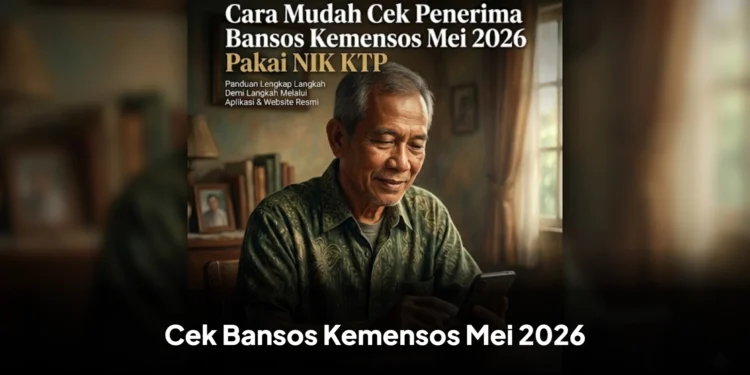 Cara Mudah Cek Penerima Bansos Kemensos Mei 2026 Pakai NIK KTP