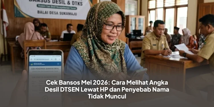 Cek Bansos Mei 2026: Cara Melihat Angka Desil DTSEN Lewat HP dan Penyebab Nama Tidak Muncul