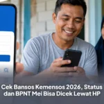 Link Cek Bansos Kemensos 2026, Status PKH dan BPNT Mei Bisa Dicek Lewat HP