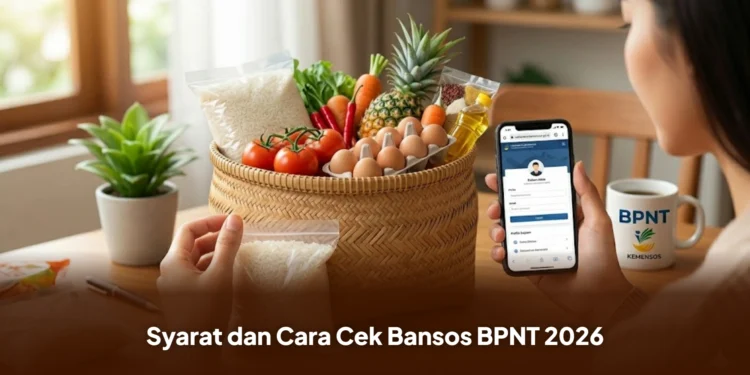 Syarat dan Cara Cek Bansos BPNT 2026 Secara Online Lewat HP