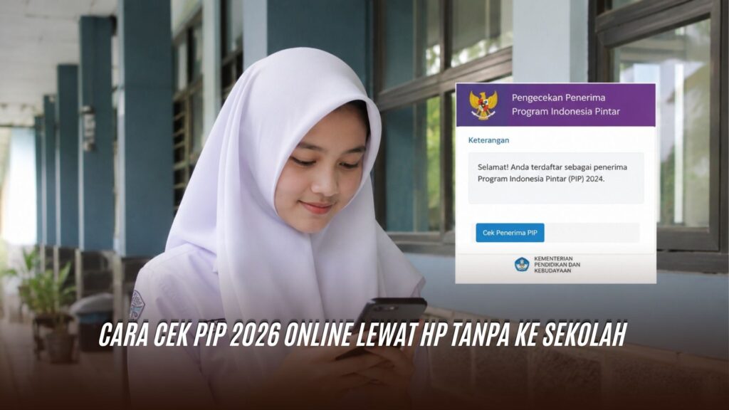 Cara Cek PIP 2026 Online Lewat HP Tanpa ke Sekolah