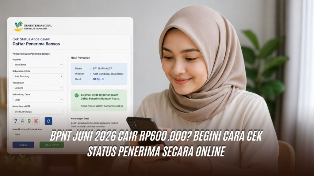 BPNT Juni 2026 Cair Rp600.000? Begini Cara Cek Status Penerima Secara Online
