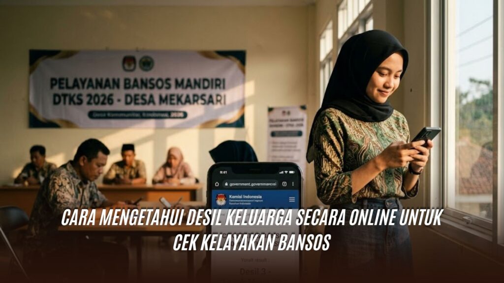 Cara Mengetahui Desil Keluarga Secara Online untuk Cek Kelayakan Bansos