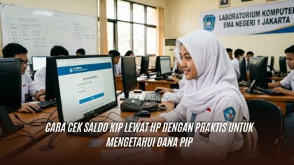 Cara Cek Saldo KIP Lewat HP dengan Praktis untuk Mengetahui Dana PIP