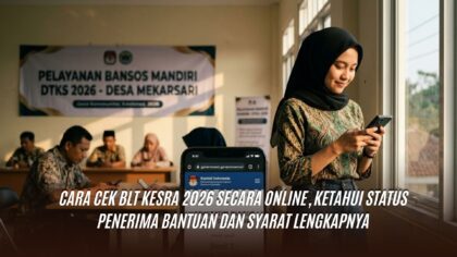 Cara Cek BLT Kesra 2026 Secara Online, Ketahui Status Penerima Bantuan dan Syarat Lengkapnya