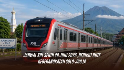 Jadwal KRL Senin 29 Juni 2026, Berikut Rute Keberangkatan Solo-Jogja