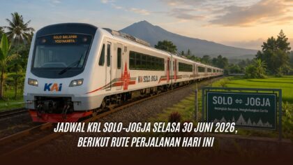 Jadwal KRL Solo–Jogja Selasa 30 Juni 2026, Berikut Rute Perjalanan Hari Ini