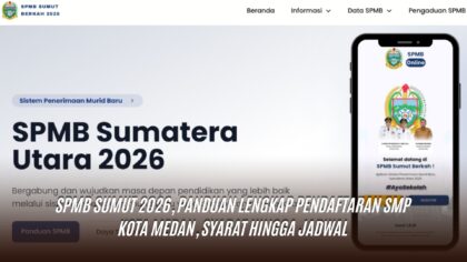 SPMB Sumut 2026, Panduan Lengkap Pendaftaran SMP Kota Medan, Syarat hingga Jadwal