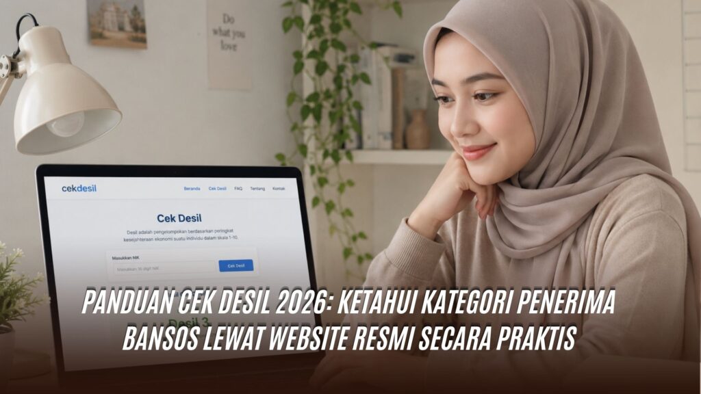 Panduan Cek Desil 2026: Ketahui Kategori Penerima Bansos Lewat Website Resmi Secara Praktis