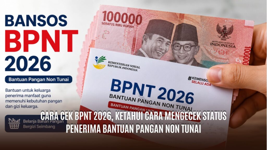 Cara Cek BPNT 2026, Ketahui Cara Mengecek Status Penerima Bantuan Pangan Non Tunai