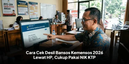 Cara Cek Desil Bansos Kemensos 2026 Lewat HP, Cukup Pakai NIK KTP