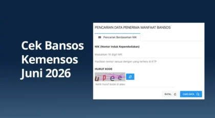 Cek Bansos: Cara Cek BPNT Juni 2026 Lengkap