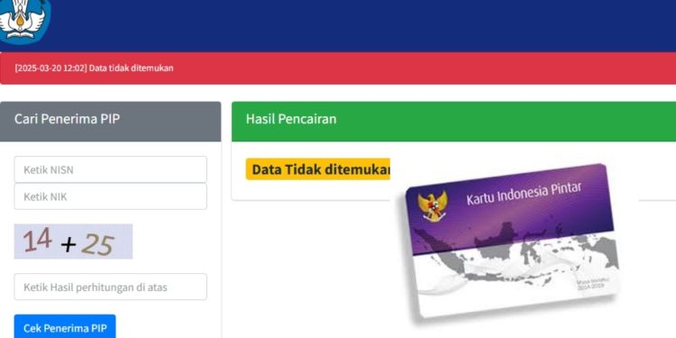 PIP 2025 Sudah Keluar Cek di pip.dikdasmen.go.id