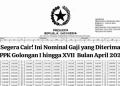 Gaji PPPK April