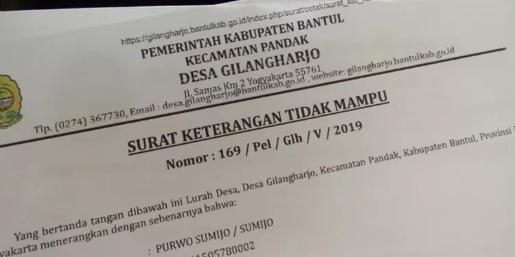 Cara Membuat Surat Keterangan Tidak Mampu (SKTM) dengan Mudah