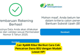 Cair Rp600 Ribu! Berikut Cara Cek Pencairan Dana BSU dengan Mudah Lewat HP!