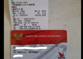 Bansos Rp400 Ribu Cair di KKS BNI