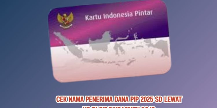 Cek Nama Penerima Dana PIP 2025 SD Lewat HP di pip.dikdasmen.go.id