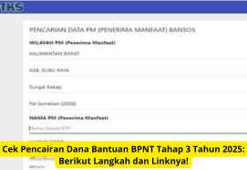 Cek Pencairan Dana Bantuan BPNT Tahap 3 Tahun 2025: Berikut Langkah dan Linknya!