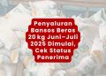 Penyaluran Bansos Beras 20 kg Juni–Juli 2025 Dimulai, Cek Status Penerima