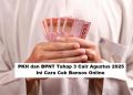 PKH dan BPNT Tahap 3 Cair Agustus 2025: Ini Cara Cek Bansos Online